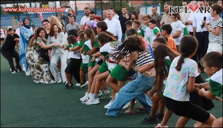 Denizli’de sporcular aileleriyle yarıştı