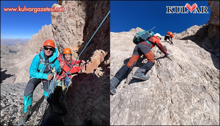 Denizlili dağcılar Kaldı ve Sulağankaya zirvelerine tırmandı
