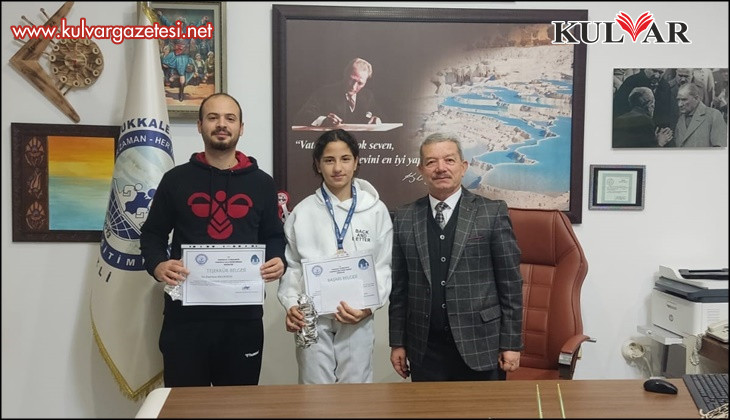Denizlili eskrim sporcusundan gururlandıran başarı