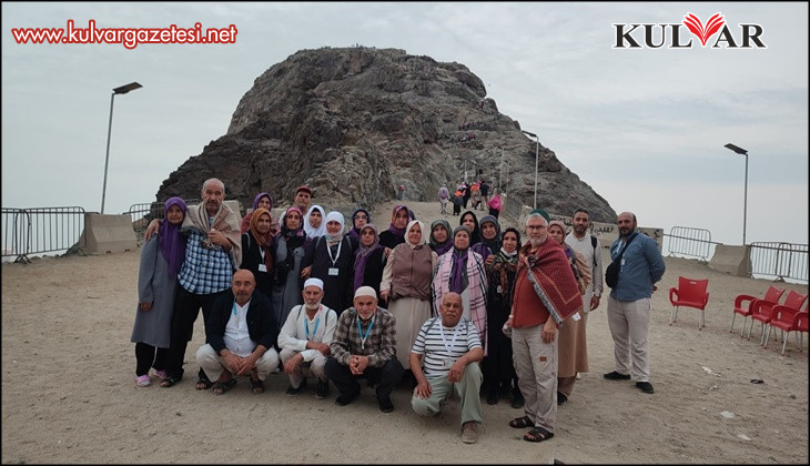 Denizlili umreciler Hira Nur Dağında manevi iklimi yaşadı