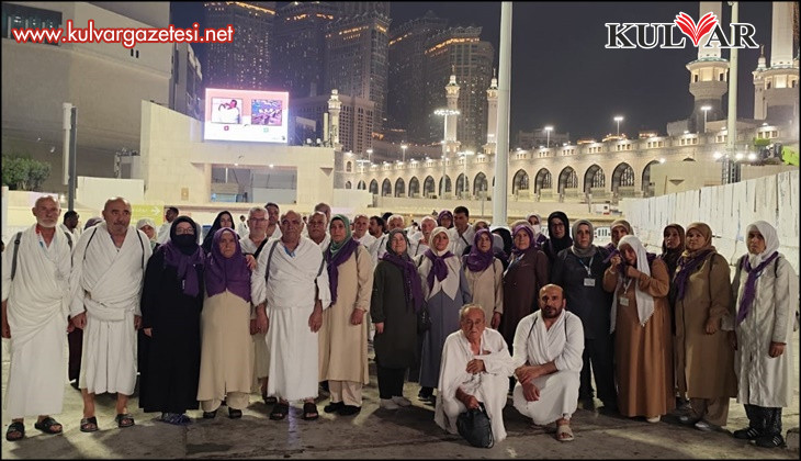 Denizlili umreciler Mekke’de ilk umre ibadeti gerçekleştirildi