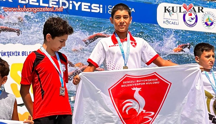 Denizlili yüzme takımından bir Türkiye şampiyonluğu daha