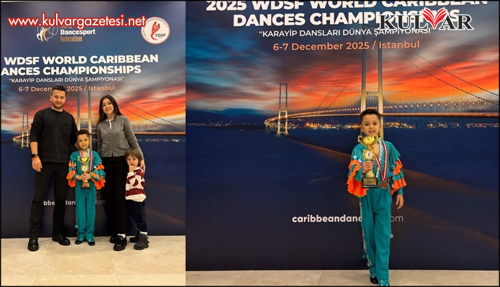 Denizli’nin gururu Toprak, 7 yaşında dünya üçüncüsü oldu