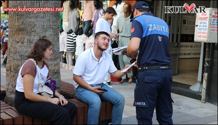 Denizli'nin ilk izmarit timi denetimlerine başladı