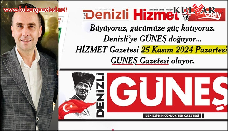 Denizli’ye Güneş doğuyor