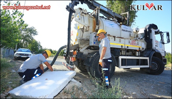 DESKİ ekipleri hafta sonu yoğun mesai yaptı