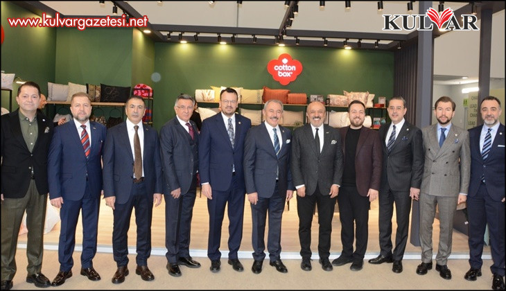 DTO Başkanı Erdoğan, 2026 Heimtextil Fuarında Denizlili firmaları yalnız bırakmadı