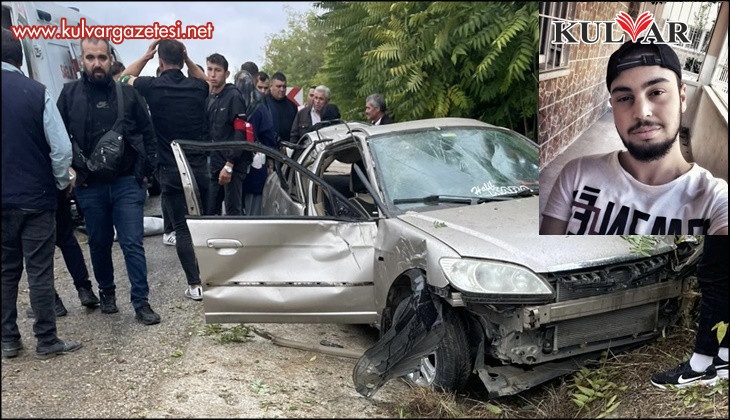 Düğün konvoyunda direksiyon hakimiyetini kaybeden araç şarampole yuvarlandı; 1 ölü 4 yaralı