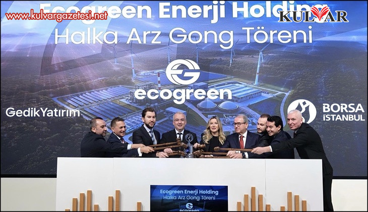Ecogreen Enerji, Borsa İstanbul'da işlem görmeye başladı