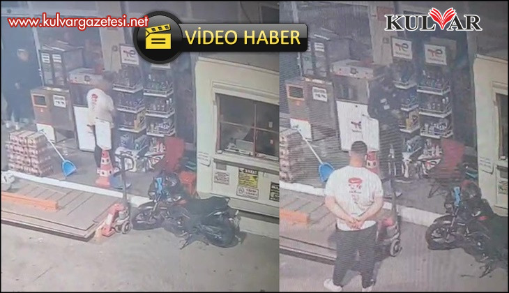 Görevlinin yanı başındaki rahat hırsızlar pes dedirtti