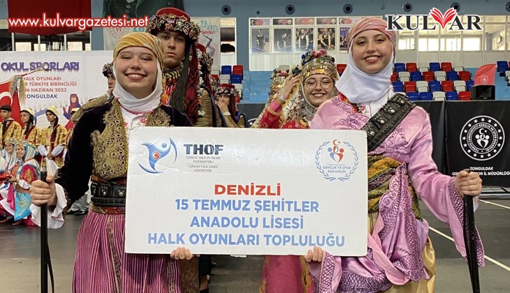 Halk Oyunlarında Türkiye şampiyonu Denizli’den