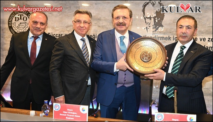 Hisarcıklıoğlu; "Denizli Ticaret Odamız vermiş olduğu hizmetlerle 5 yıldıza sahip"