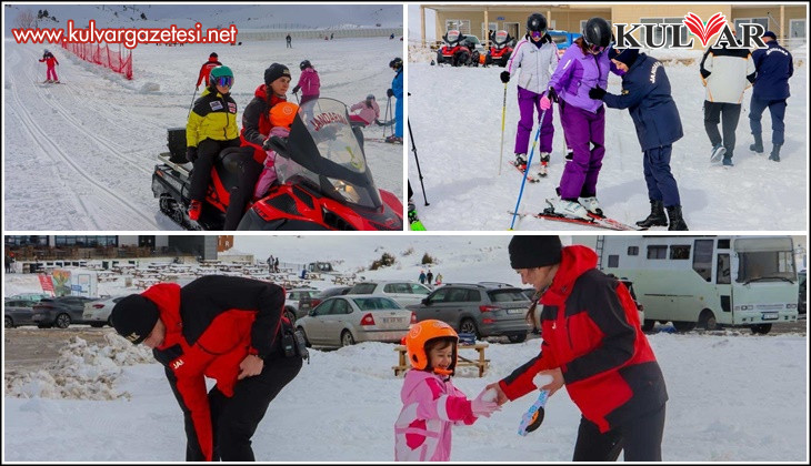 JAK şehit ve gazi çocuklarına kayak eğitimi verdi