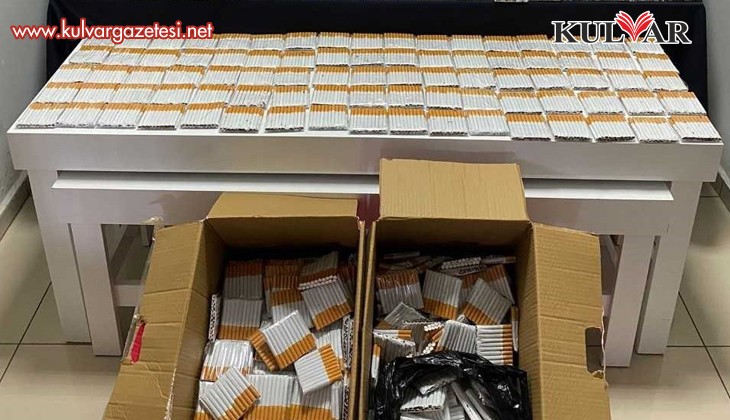 Kaçak tütün mamulü satıcıları çok sayıda ürünle yakalandı
