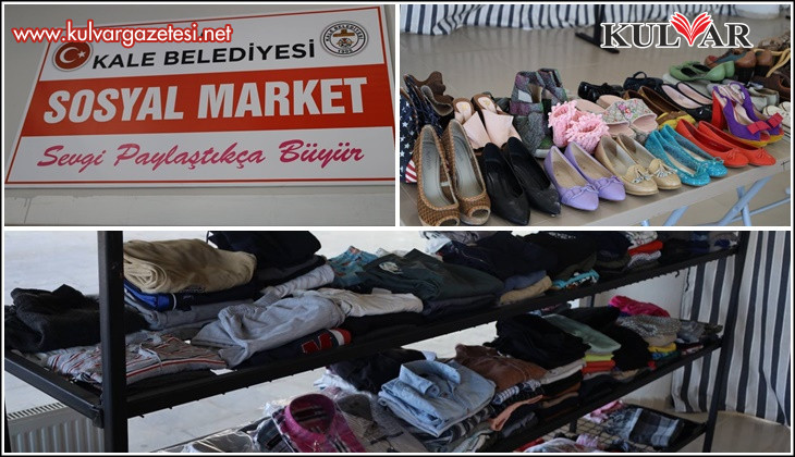 Kale Belediyesinden ihtiyaç sahibi vatandaşlara Sosyal Market desteği