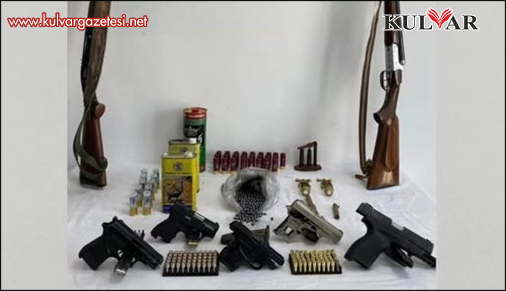 Kale’de düzenlen silah operasyonunda 2 şüpheli yakalandı