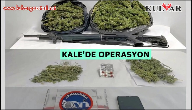 Kale’de uyuşturucu ve ruhsatsız tüfekle yakalanan şüpheli tutuklandı