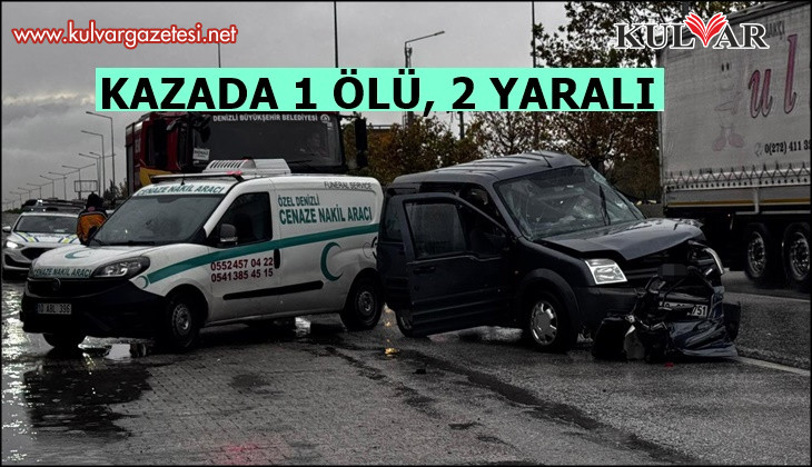 Kamyonun çarptığı hafif ticari araç 50 metre savruldu: 1 ölü, 2 yaralı