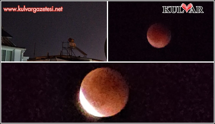 Kanlı Ay tutulması Denizli’de merakla izlendi