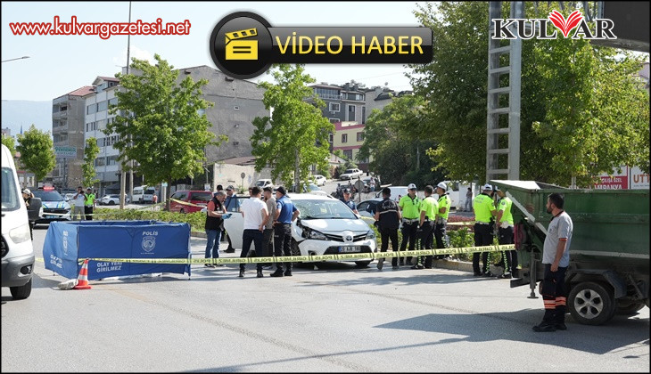 Karşıdan karşıya geçmek isteyen kadın otomobil çarpması sonucu hayatını kaybetti