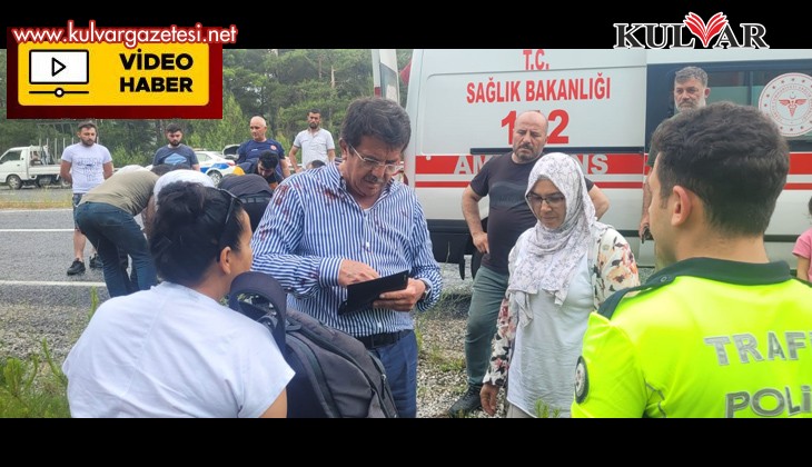 Kaza yapan Nihat Zeybekci'nin sağlık durumu iyi