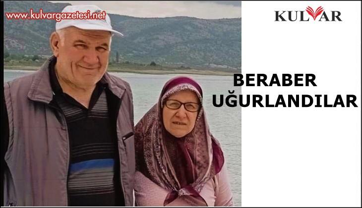 Kazada ölen karı koca son yolculuklarına birlikte uğurlandı