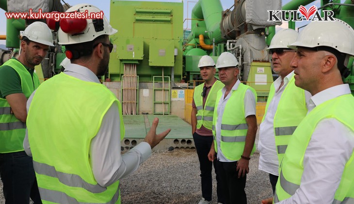 Kosova heyeti Sarayköy’ün jeotermal kaynaklarına hayran kaldı
