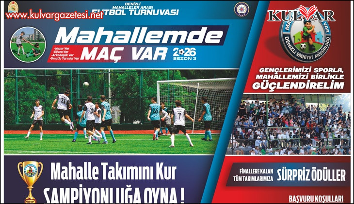 Mahallemde Maç Var turnuvasında üçüncü sezonun başvuruları başladı