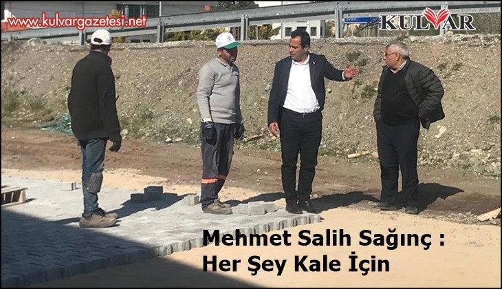 Mehmet Salih Sağınç : Kale İçin Taşı Üstüne ,Taş Koyuyoruz