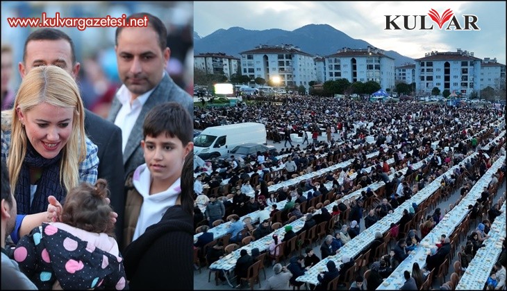 Merkezefendi Belediyesi 7 bin kişiyi iftar sofrasında buluşturdu