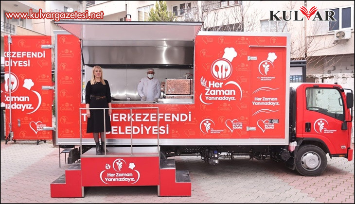 Merkezefendi Belediyesinin mobil aşevi hizmete hazır