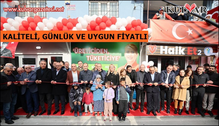 MERKEZEFENDİ HALK ET MAĞAZASI’NIN İKİNCİ ŞUBESİ SEVİNDİK MAHALLESİ’NDE AÇILDI