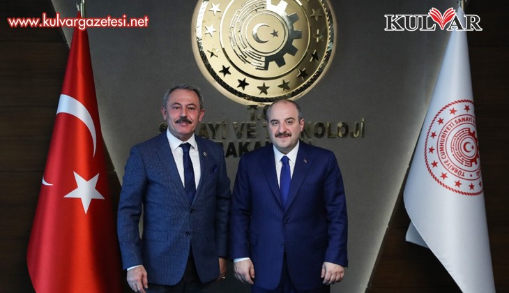 Milletvekili Şahin Tin, Bakan Mustafa Varank’ı ziyaret etti