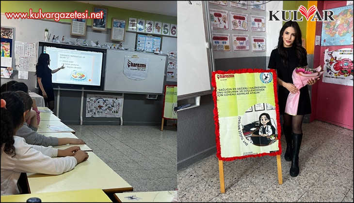 Miniklere sağlıklı beslenme anlatıldı