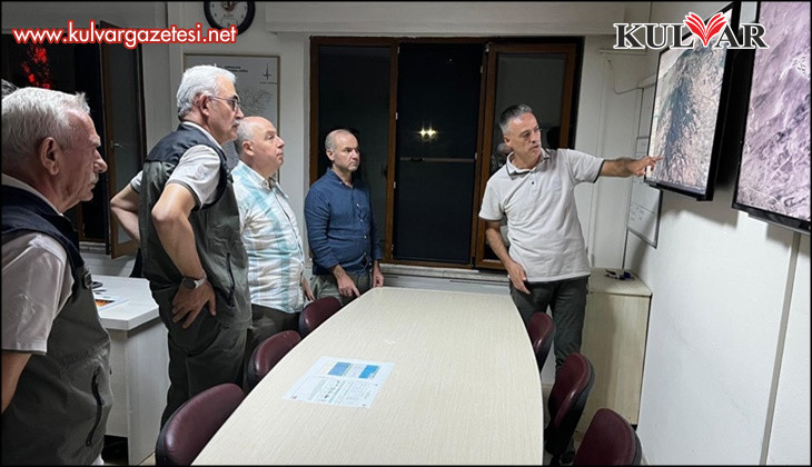 Mobil yangın yönetim yangın merkezinde koordinasyon toplantısı yapıldı