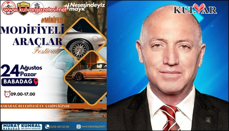 Modifiye araç meraklıları Babadağ’da buluşuyor