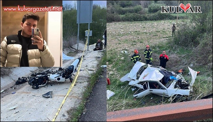 Motosiklet ile otomobilin karıştığı kazada 3 kişi öldü