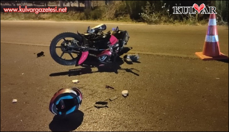 Motosiklet kazasında 6 yaşındaki kız ağır yaralandı