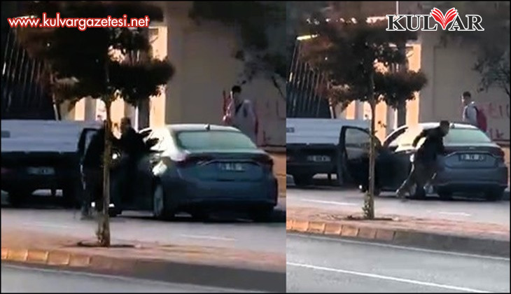 Okul müdürünü üç çocuğunun gözü önünde vurduğu anları kayda aldırdı