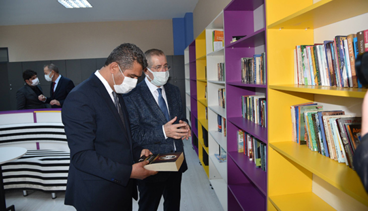 Okullar yeni kütüphanesine kavuştu