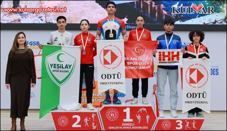 Oryantiring Türkiye Şampiyonası Denizli’de gerçekleşti