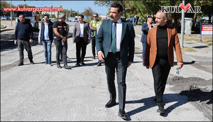 PAMUKKALE BELEDİYESİ'NDEN ASMALIEVLER MAHALLESİ'NE MODERN YOL HAMLESİ