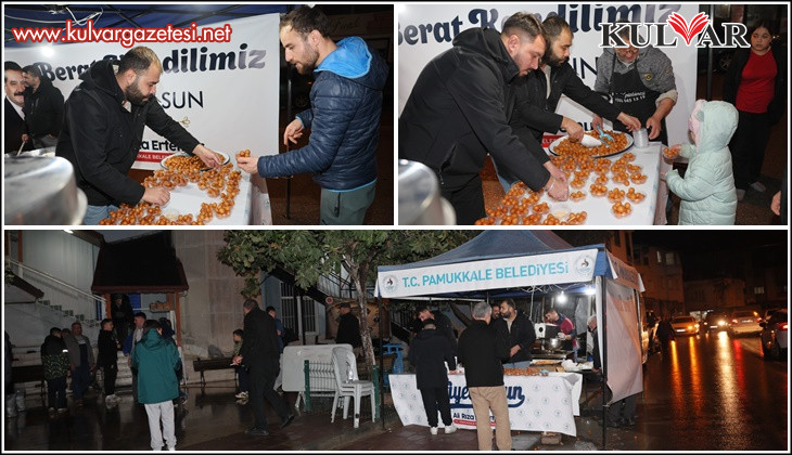 PAMUKKALE BELEDİYESİ’NDEN CAMİLERDE LOKMA VE ÇAY İKRAMI