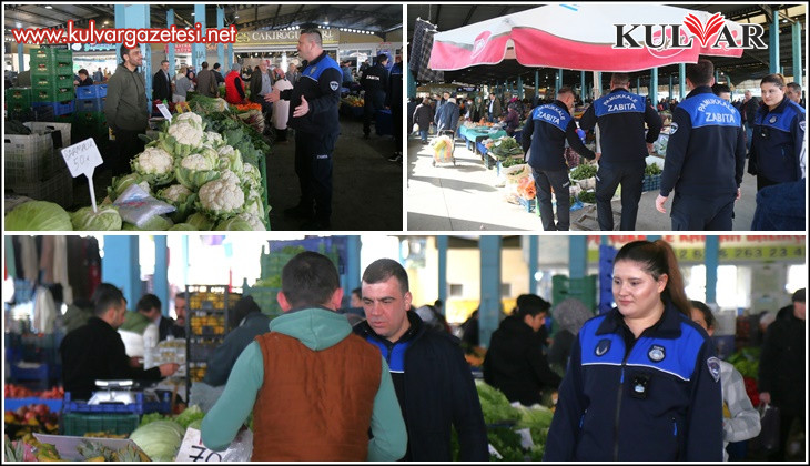 PAMUKKALE BELEDİYESİ’NDEN PAZAR YERLERİNDE SIKI DENETİM