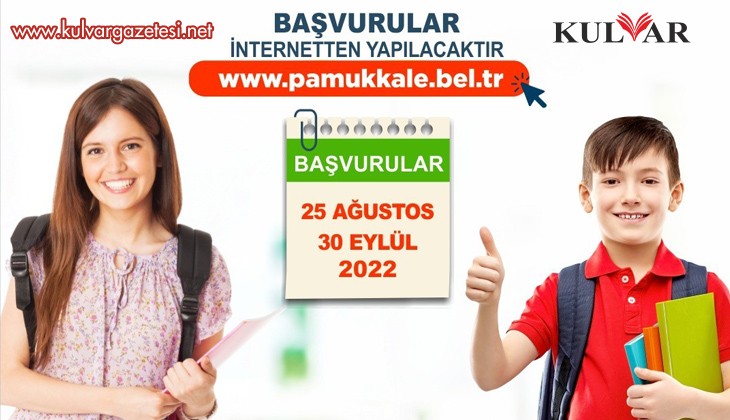 Pamukkale Belediyesinin eğitim yardımı başvuruları başladı