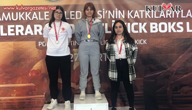 Pamukkale Belediyesporlu kıck boksculardan 3 madalya