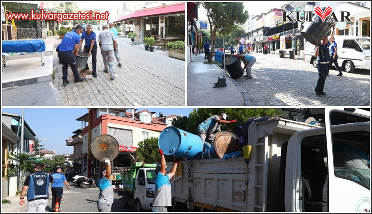 PAMUKKALE ZABITASINDAN KALDIRIM İŞGALLERİNE SIKI DENETİM