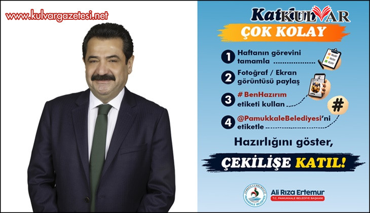 PAMUKKALE’DE AFET HAZIRLIĞI SEFERBERLİĞİ: “BEN HAZIRIM” DİYENLERE SÜRPRİZ HEDİYE