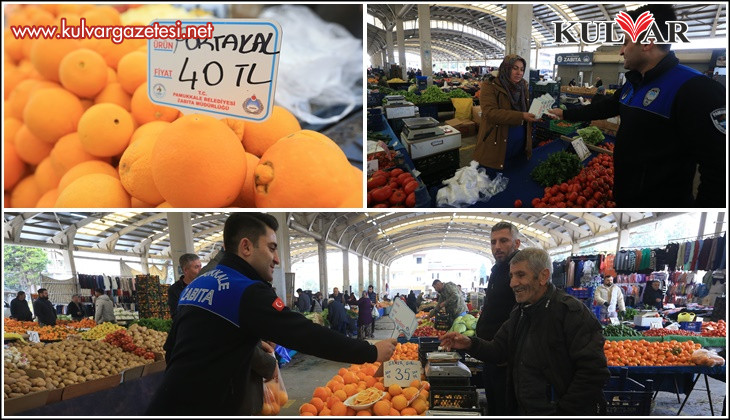 PAMUKKALE’DE PAZAR YERLERİ ŞEFFAFLIKLA BULUŞTU: FİYAT ETİKETLERİ ESNAFIN ELİNDE