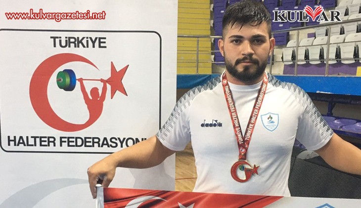  Pamukkaleli halterci Türkiye 3. oldu